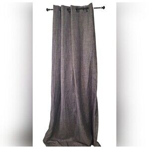 Gray Light Filtering Curtain Panel